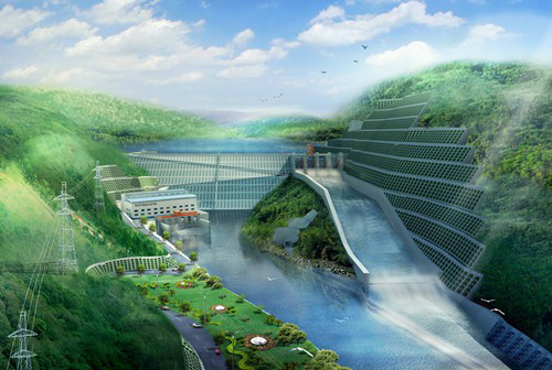 渭滨老挝南塔河1号水电站项目